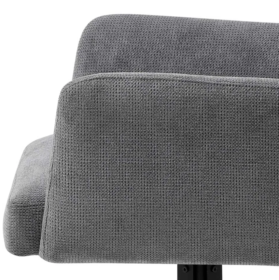 Design Tischsessel in Grau - drehbar - Portland S (2er Set)