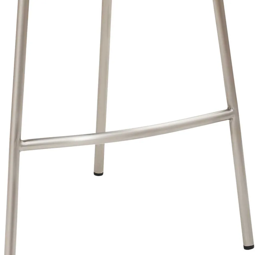 Design Tresenstuhl in Schwarz & Edelstahl - Polaris