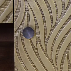 Design TV Kommode aus Mangoholz und Metall - Filurina