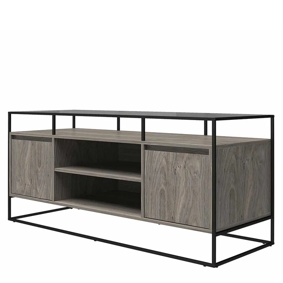 Design TV Kommode in Eiche Grau - Midland