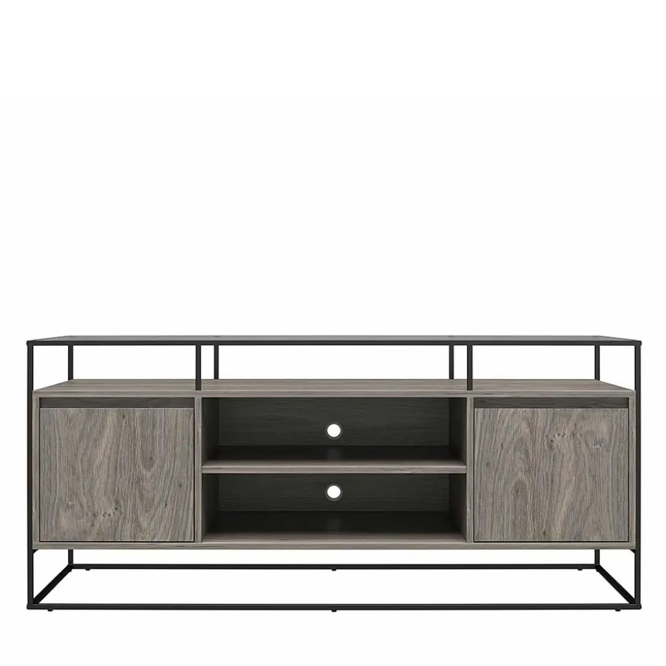 Design TV Kommode in Eiche Grau - Midland