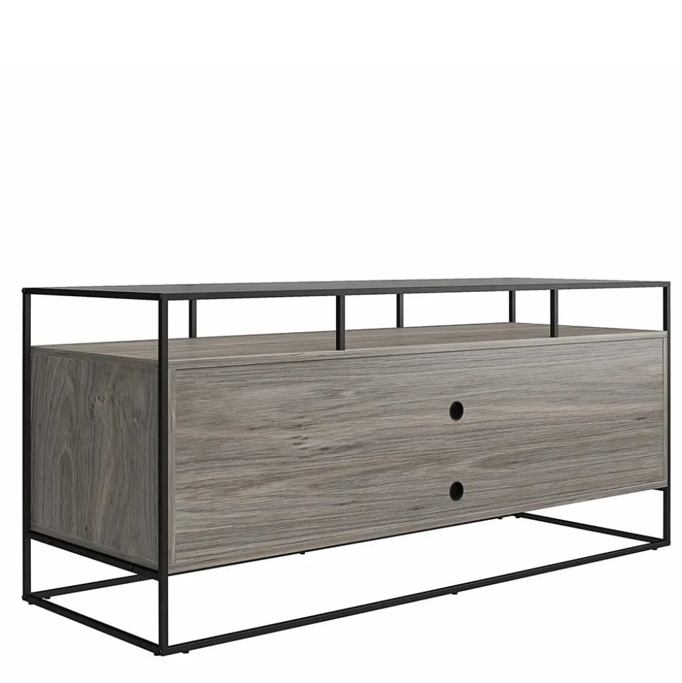 Design TV Kommode in Eiche Grau - Midland