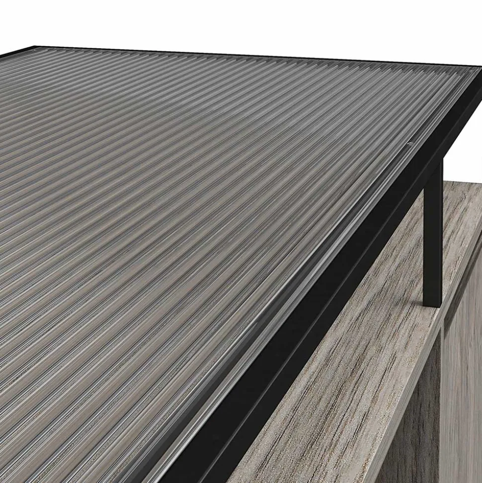 Design TV Kommode in Eiche Grau - Midland