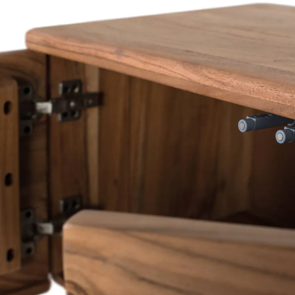 Design TV Lowboard aus Akazie Massivholz - Endra