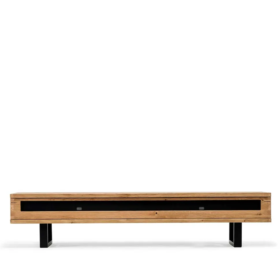 Design TV Lowboard aus Eiche gebürstet & geölt - Ventida