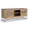 Design TV Lowboard aus Mangobaum Massivholz - Valuta
