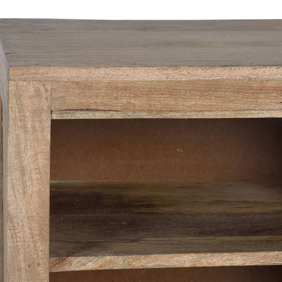 Design TV Lowboard aus Mangobaum Massivholz - Valuta