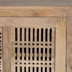 Design TV Lowboard aus Mangobaum Massivholz - Valuta