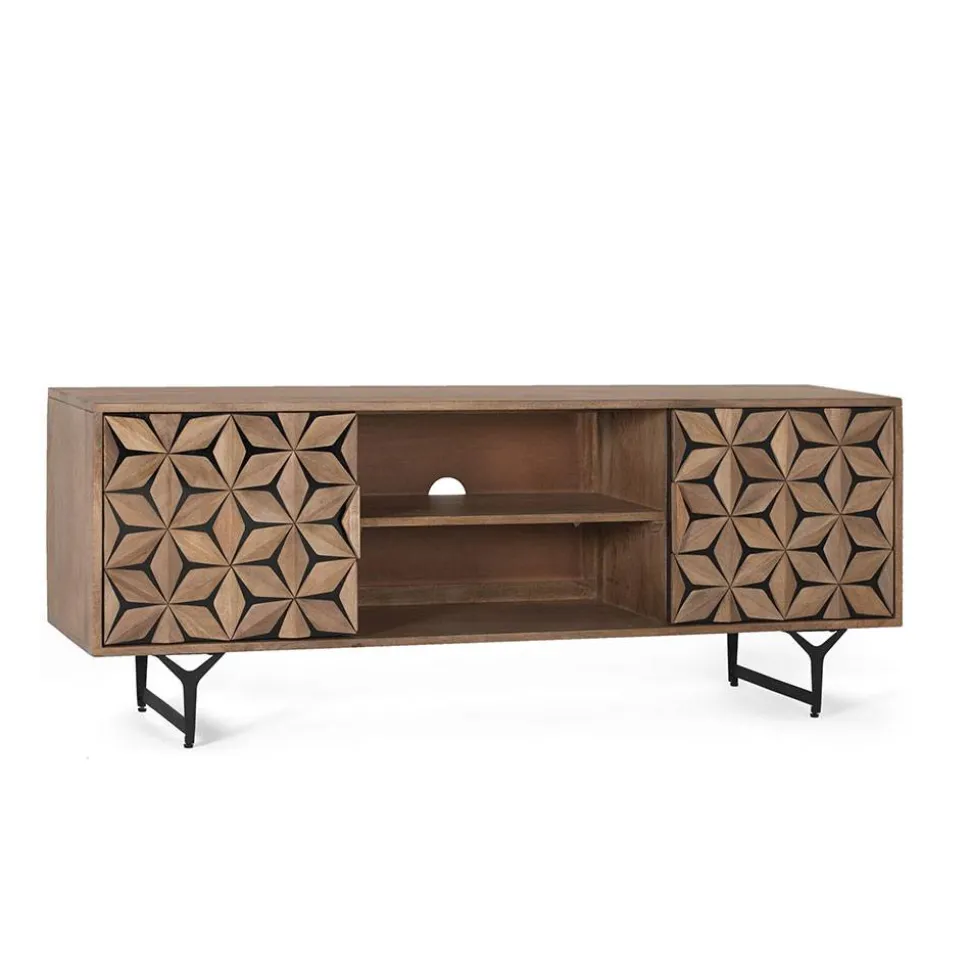 Design TV Lowboard mit toller Frontgestaltung - Omany