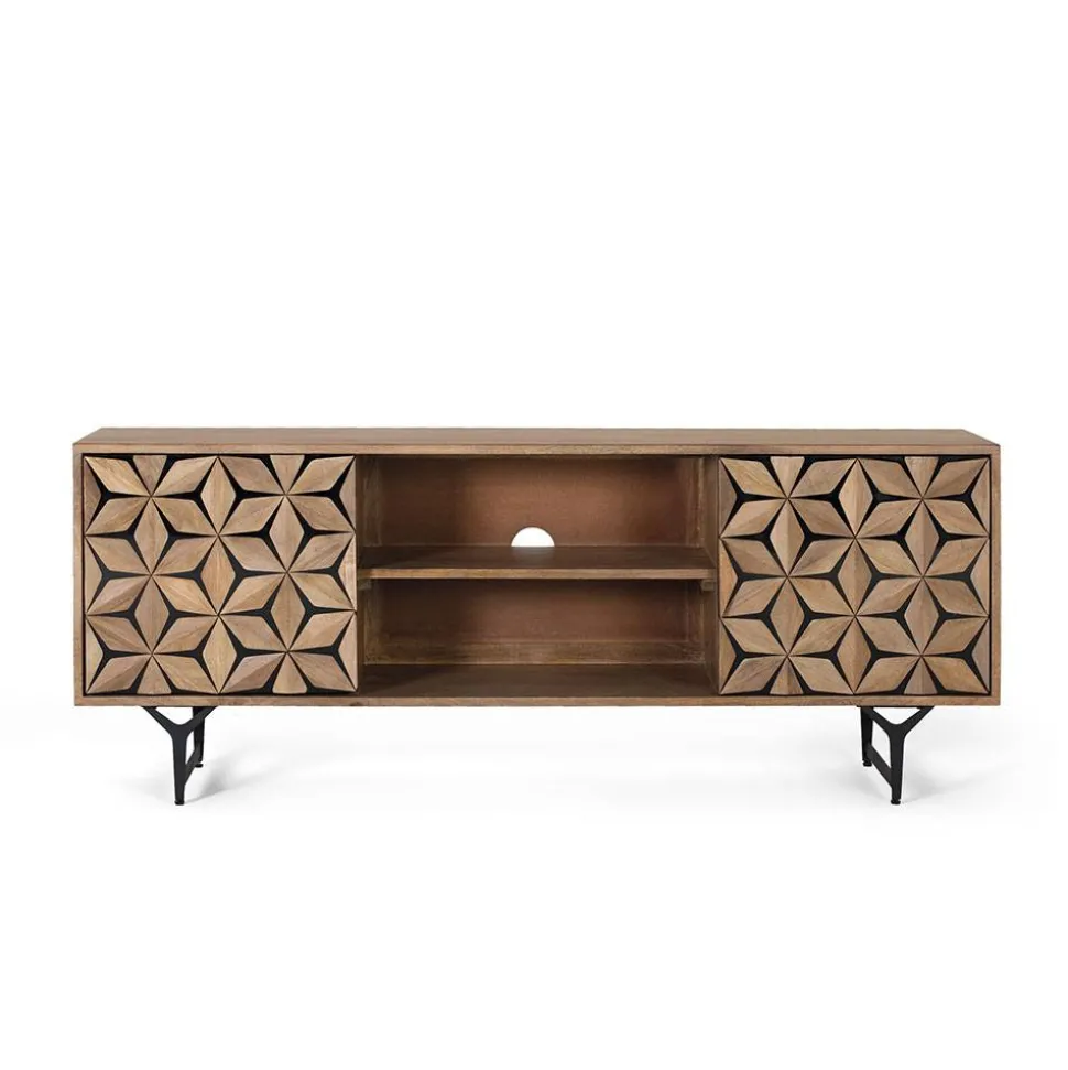 Design TV Lowboard mit toller Frontgestaltung - Omany