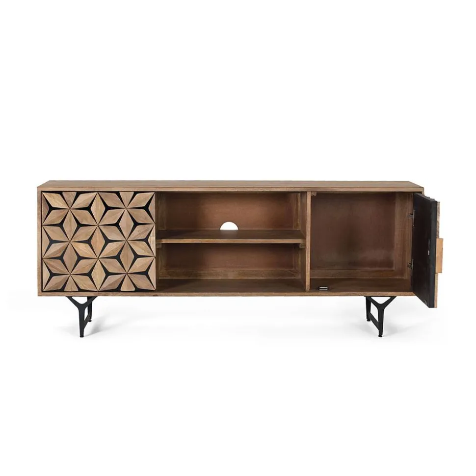 Design TV Lowboard mit toller Frontgestaltung - Omany