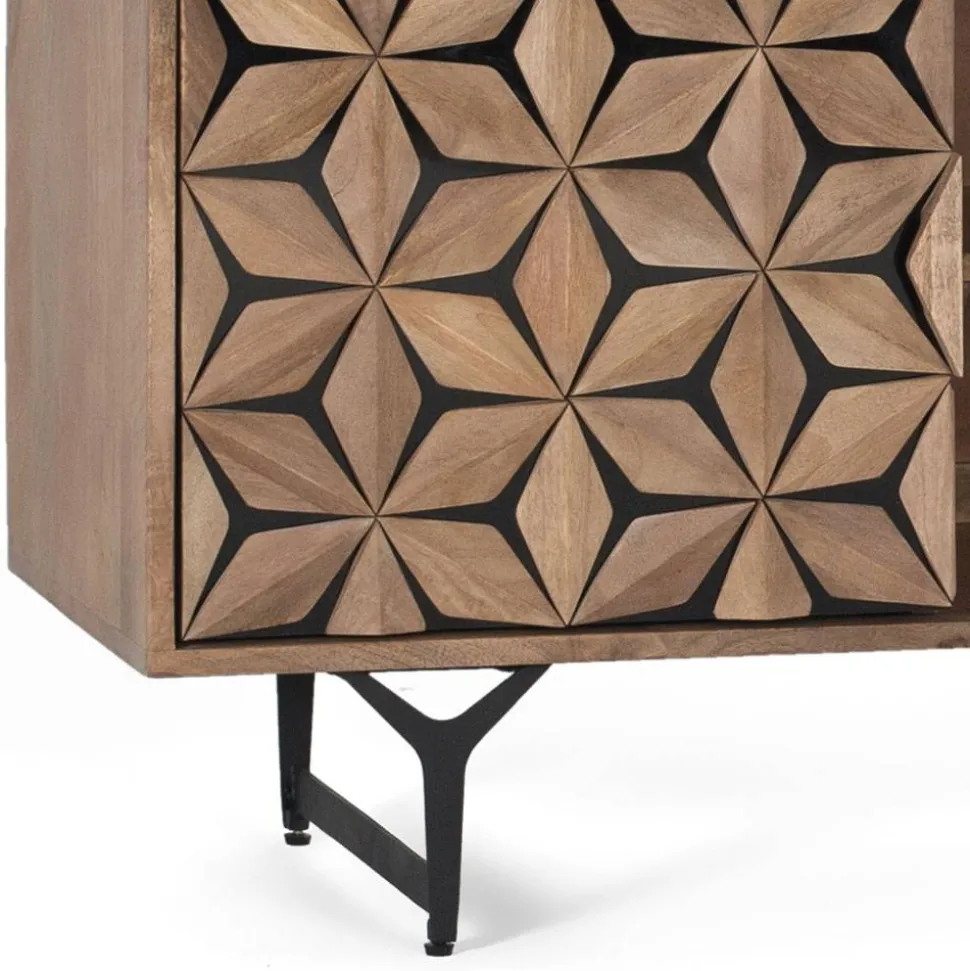 Design TV Lowboard mit toller Frontgestaltung - Omany