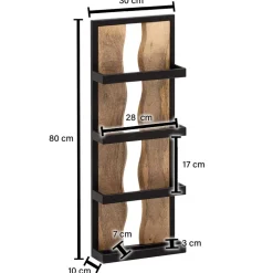 Design Wandregal mit vier Ablagen - Heraklion