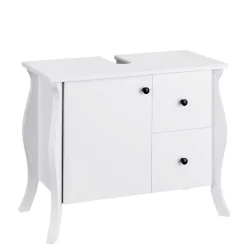 Design Waschbecken-Unterschrank in Weiß - Besi