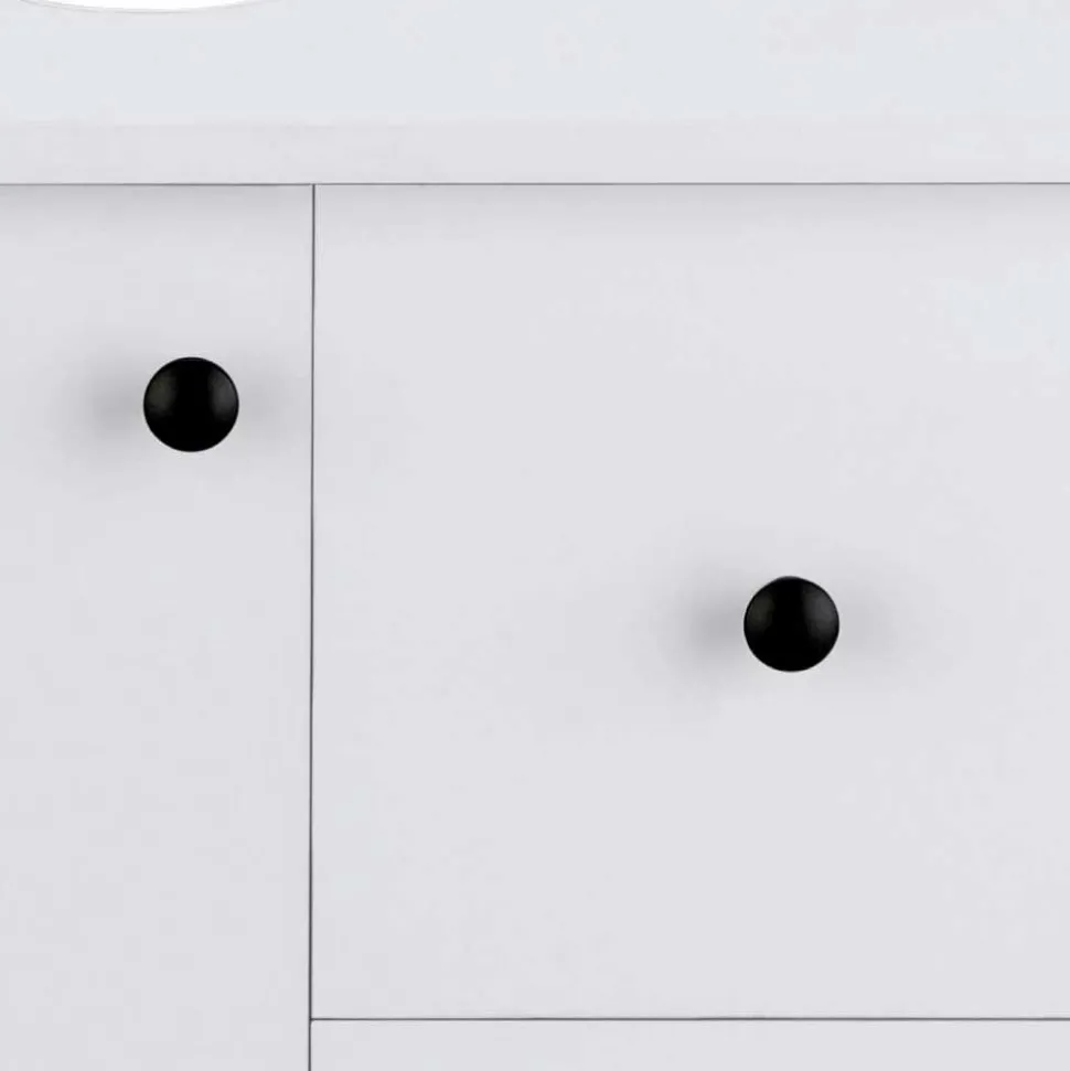 Design Waschbecken-Unterschrank in Weiß - Besi