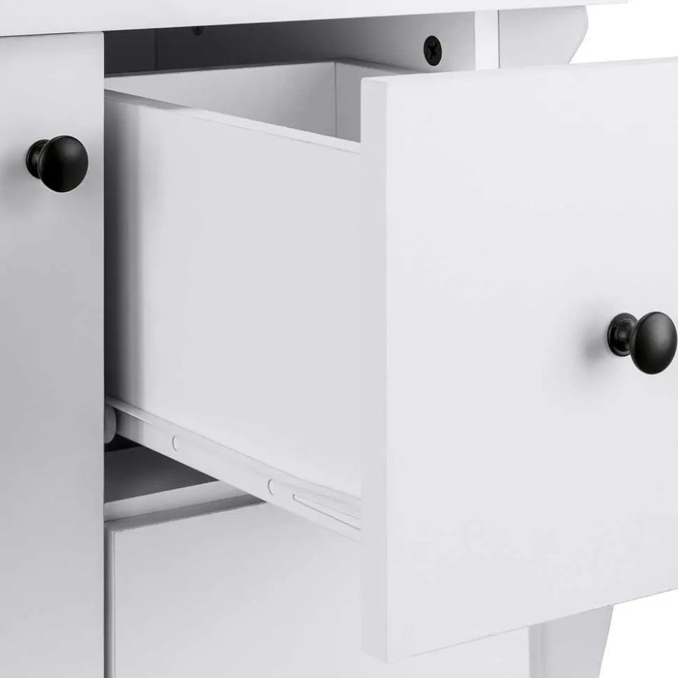 Design Waschbecken-Unterschrank in Weiß - Besi