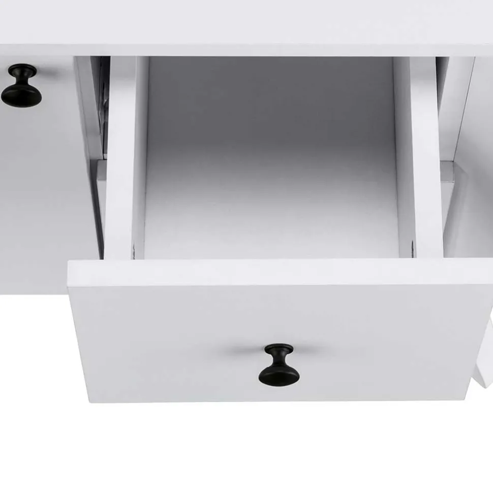 Design Waschbecken-Unterschrank in Weiß - Besi