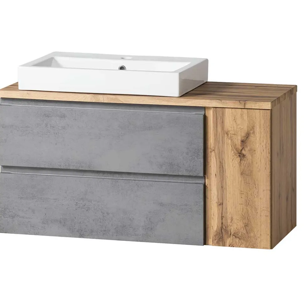 Design Waschtisch mit Aufsatzbecken - Mia