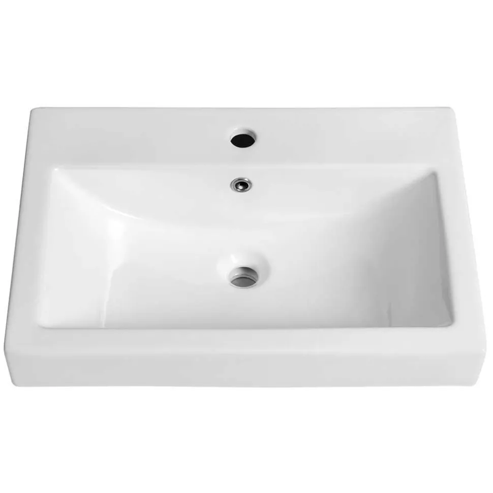 Design Waschtisch mit Aufsatzbecken - Mia