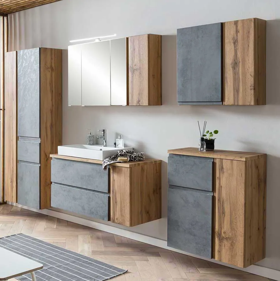 Design Waschtisch mit Aufsatzbecken - Mia