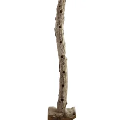 Design Weinregal aus Holzstamm Teak massiv - Teako