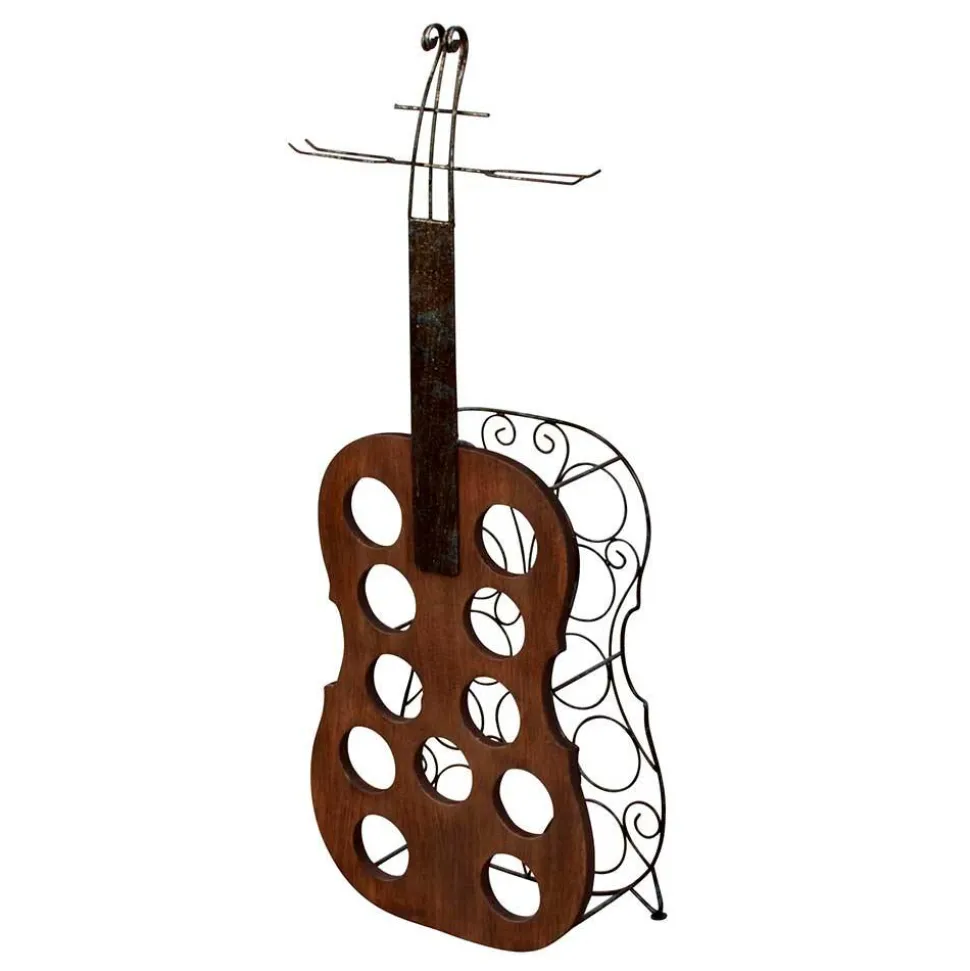 Design Weinregal in Kontrabass Optik - Claudio