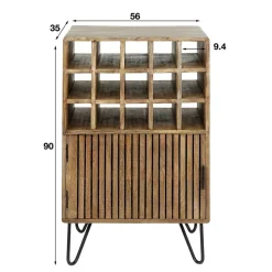 Design Weinschrank mit 15 Flaschenfächern - Baina