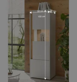 Design Wohnwand 270 cm breit - Nonessia (vierteilig)