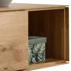 Design Wohnwand aus Massivholz - Sinta (dreiteilig)