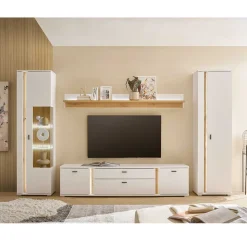 Design Wohnwand Möbelset - Racelyn (vierteilig)