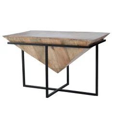 Design-Couchtisch aus Mangobaum Massivholz - Rovakis