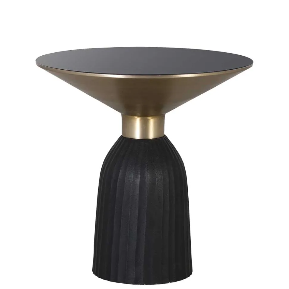 Designer Couchtisch aus Glas und Aluminium - Coralla