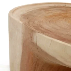 Designer Couchtisch aus Mungur Massivholz - Stanza