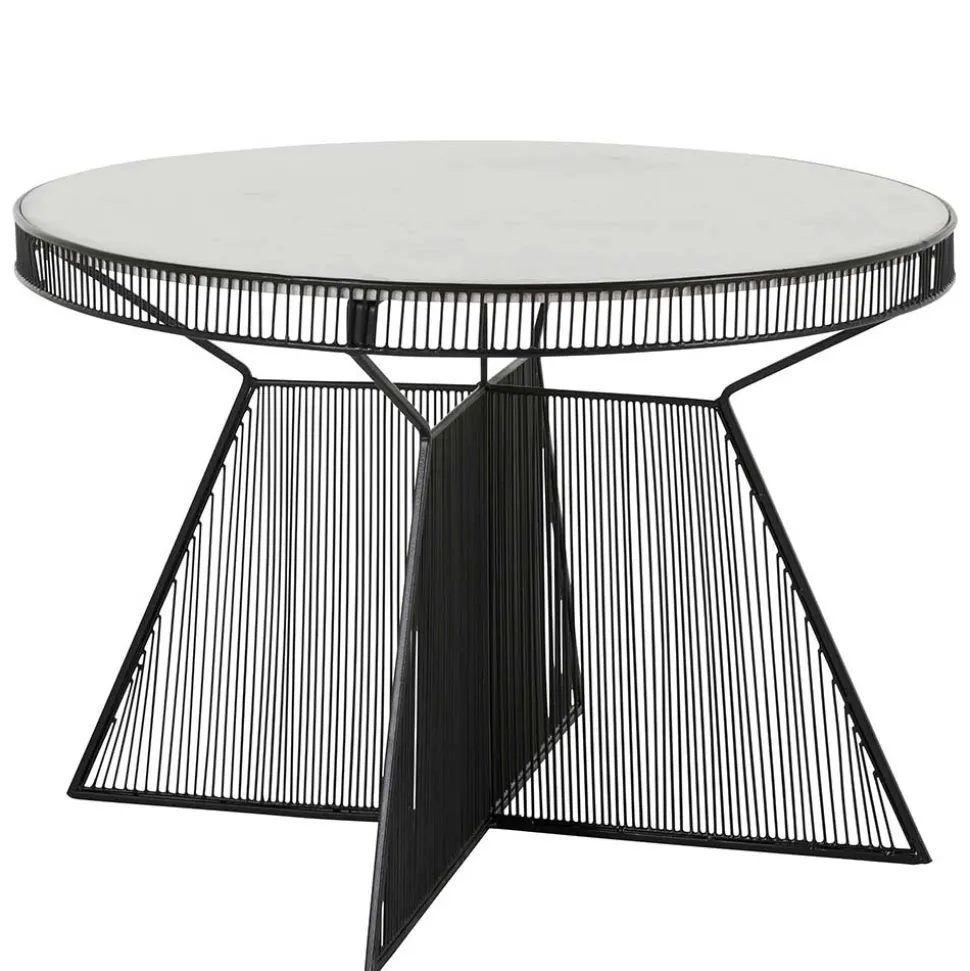 Designer Couchtisch mit Marmorplatte - Imraca