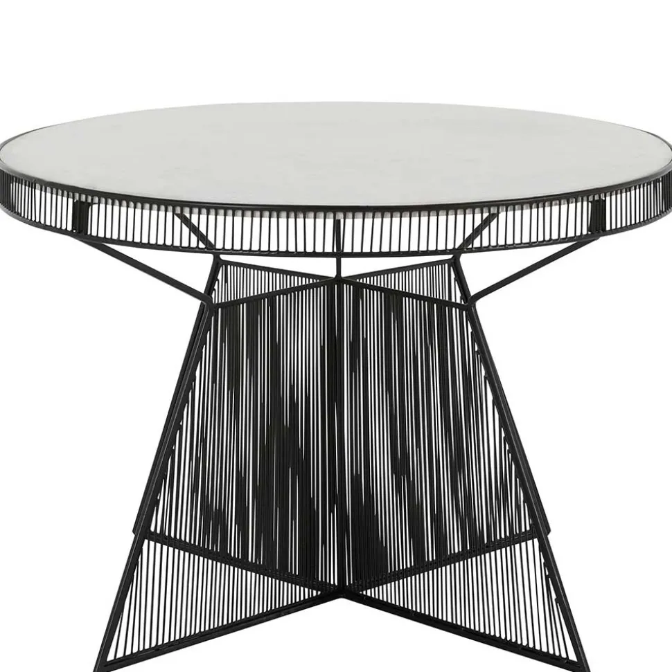 Designer Couchtisch mit Marmorplatte - Imraca