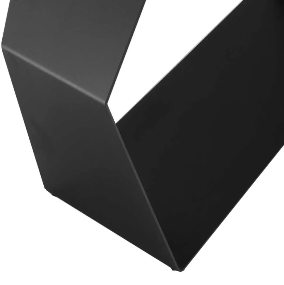 Designer Esstisch mit Strukturglas Platte in Bronze - Curney