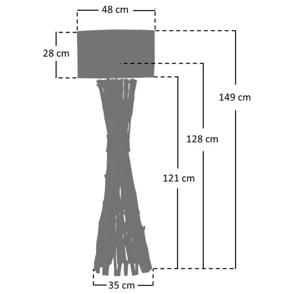 Designer Stehleuchte im Skandinavischen Stil - Avellina