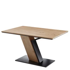 Designer Säulentisch in Wildeiche NB - Craig