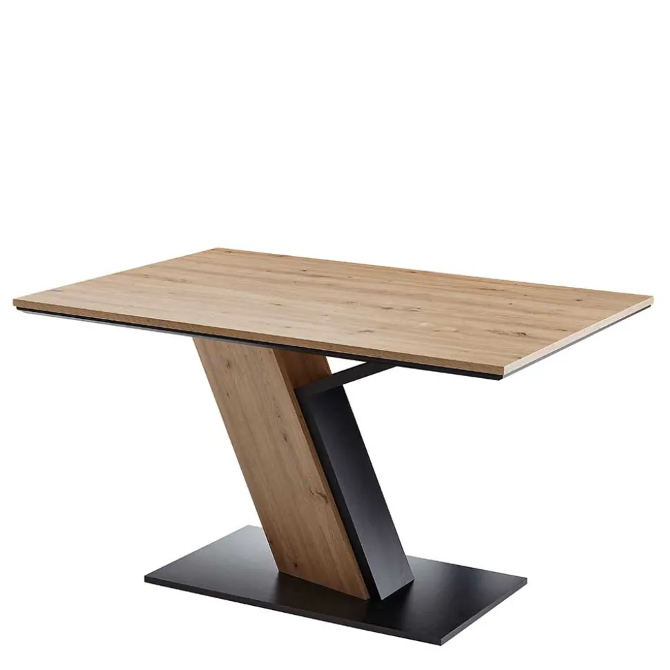 Designer Säulentisch in Wildeiche NB - Craig