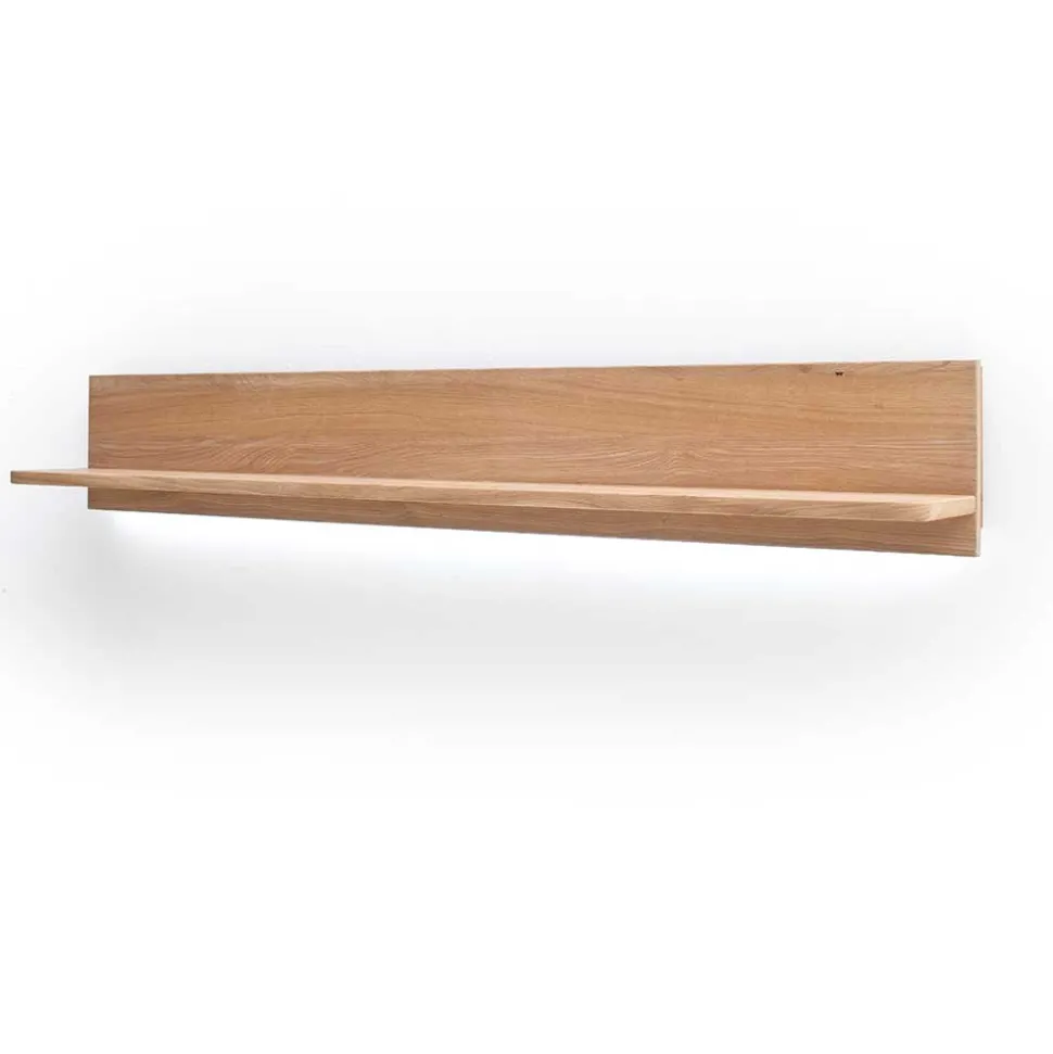 Designer Wohnwand aus Eiche - Assela (vierteilig)