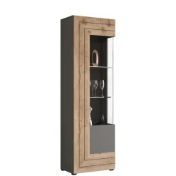 Designer Wohnwand Möbel 320 cm breit - Scarlett (dreiteilig)