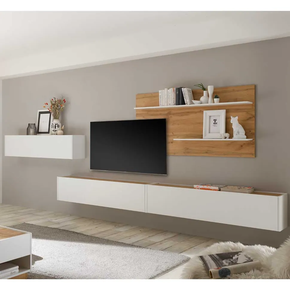 Designer Wohnwand Möbelset - Nonessia (vierteilig)