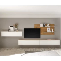 Designer Wohnwand Möbelset - Nonessia (vierteilig)