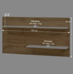 Designer Wohnwand Möbelset - Nonessia (vierteilig)