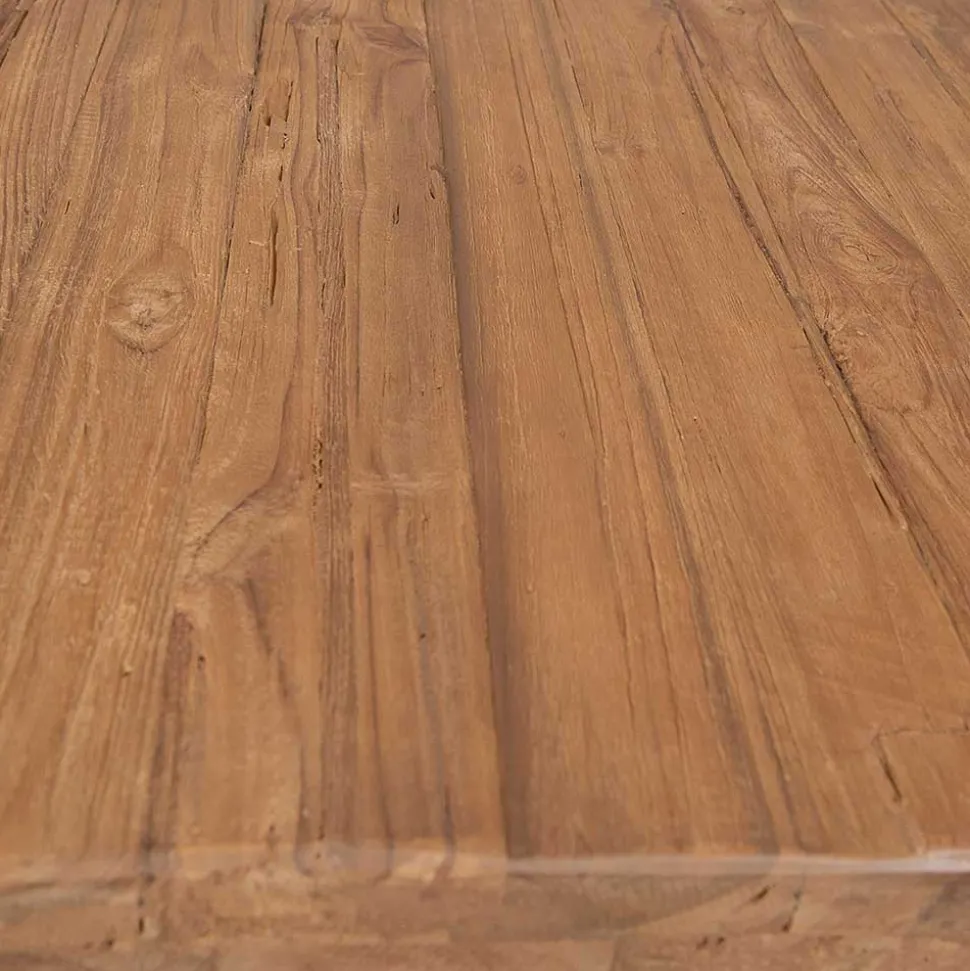 Design-Esstisch aus Altholz Teak - Canarie