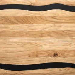 Design-Esstisch mit Baumkanten - Slavidra