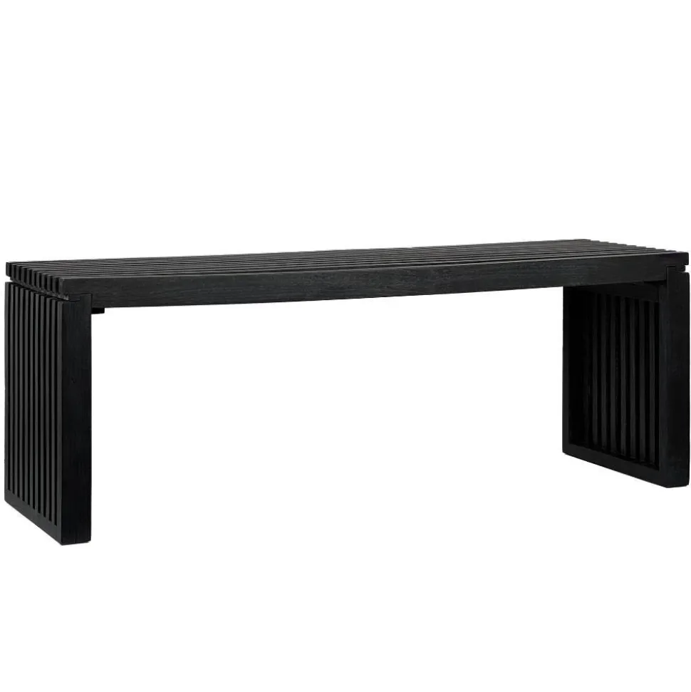 Design-Garderobenbank in Schwarz - Andarina