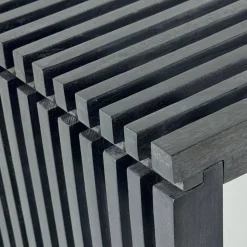 Design-Garderobenbank in Schwarz - Andarina