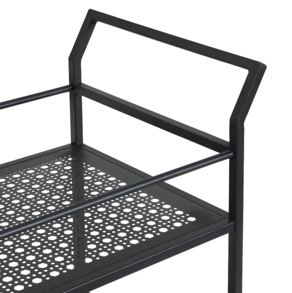 Design-Küchenwagen in Schwarz - Panfreda