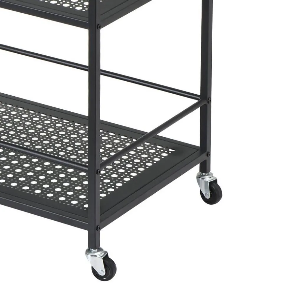 Design-Küchenwagen in Schwarz - Panfreda